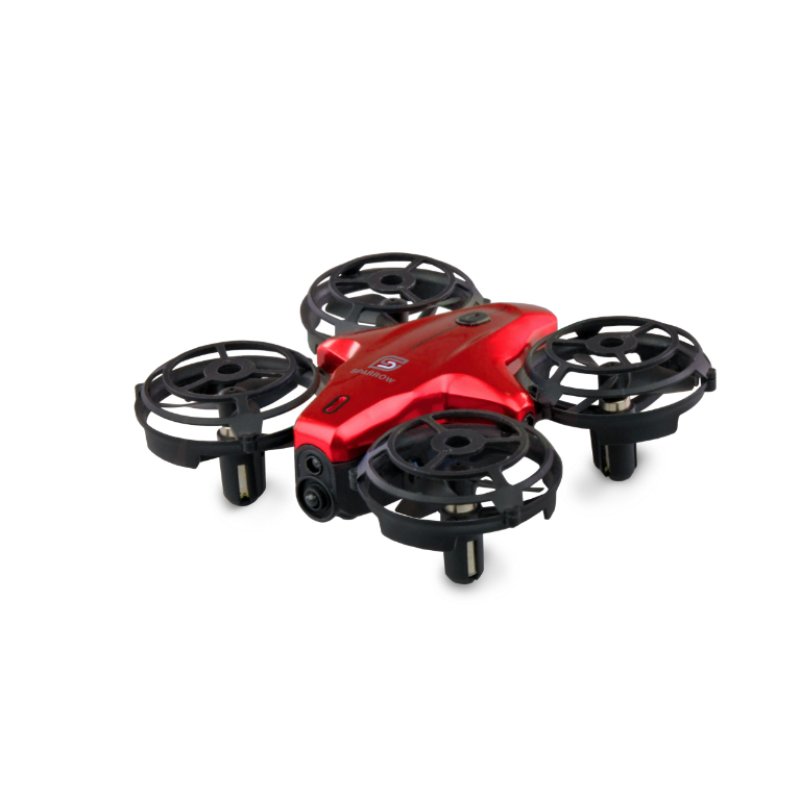 Amewi 25324 caméra drone Mini-drône 300 mAh Noir, Rouge