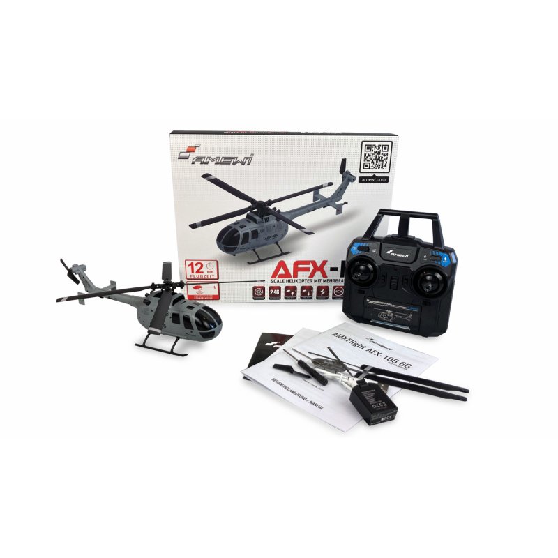 Amewi AFX-105 Radio-Controlled (RC) model VTOL (Vertical Take Off and Landing) aircraft Electric engine