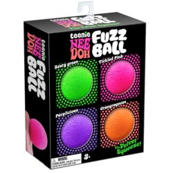 NeeDoh - Teenie Fuzz Ball 4-Pack (200111)