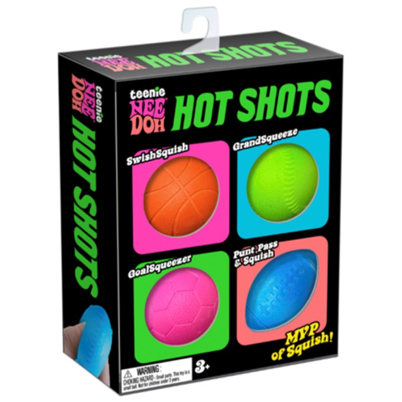 NeeDoh - Teenie Hot Shots 4-Pack (200108)