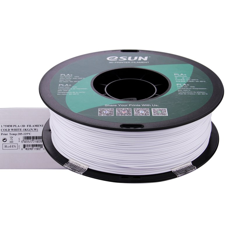 PLA 1,75mm COLD WHITE 1kg