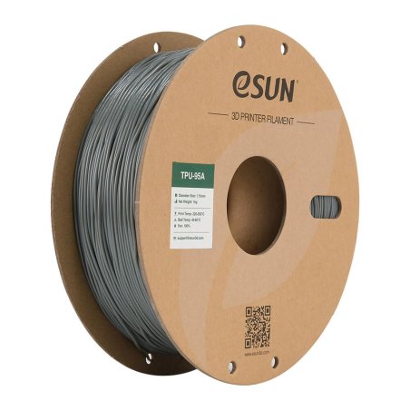eSUN TPU-95A Polyuréthane thermoplastique (TPU) Gris 1 kg