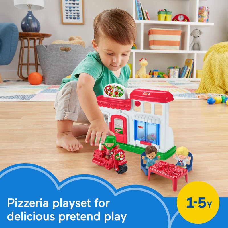 Kit de jeu Fisher-Price Little People ma petite Pizzeria