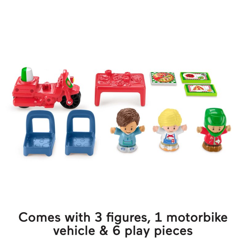 Kit de jeu Fisher-Price Little People ma petite Pizzeria