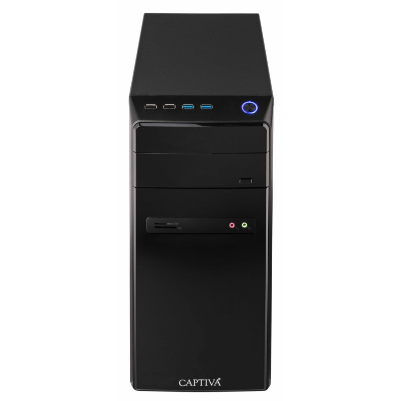 CAPTIVA 95677 PC/poste de travail AMD Ryzen™ 5 5600G 32 Go DDR4-SDRAM 1 To SSD Windows 11 Home Noir