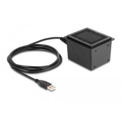 DeLOCK Scanner de code-barres USB 1D et 2D avec fil pour installation stationnaire - German Version