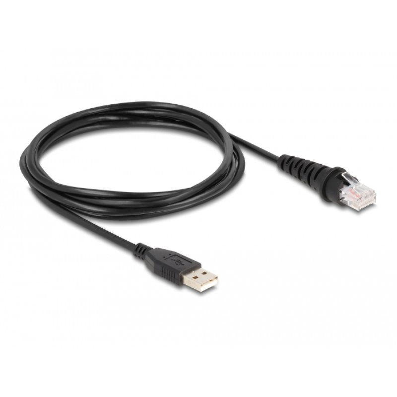 DeLOCK Scanner de code-barres USB 1D et 2D avec fil pour installation stationnaire - German Version