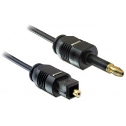 DeLOCK 2m Toslink câble audio Mini-TOSLINK Noir