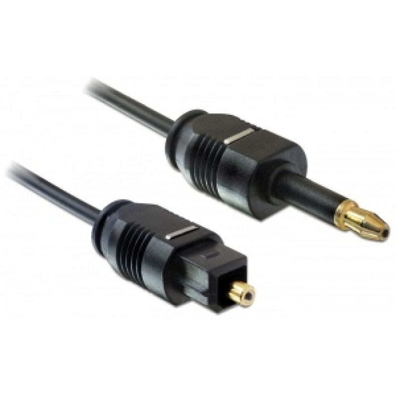 DeLOCK 2m Toslink audio cable Mini-TOSLINK Black