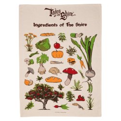 Lord of the Rings Tea Towel Ingredients of The Shire (Tales of the Shire (2025)) 69 cm