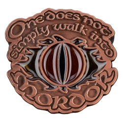 Lord of the Rings Collectors Pin One Does Not Simply Walk Into Mordor 4 cm