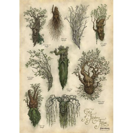 Lord of the Rings Art Print Ent's of Fangorn Forest 59 x 30 cm