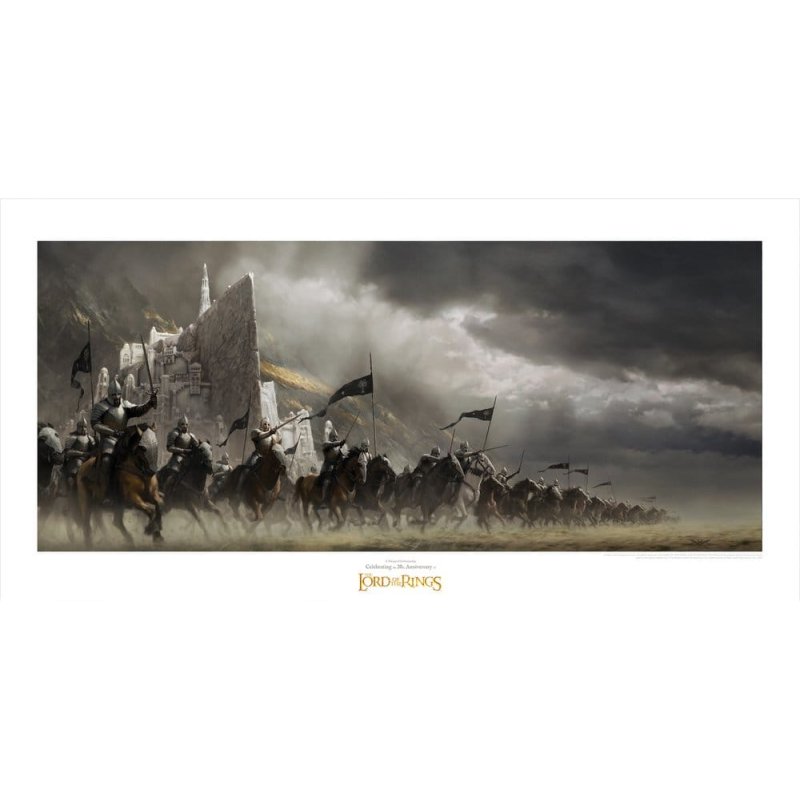 Lord of the Rings Art Print Faramir's Charge 59 x 30 cm