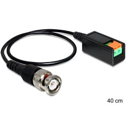 Delock Kabel BNC Stecker Terminalblock 2 Pin