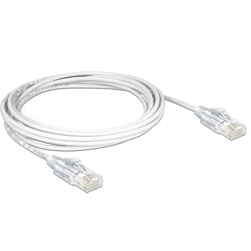 DeLOCK 0.5m Cat.6, UTP networking cable White Cat6 U/UTP (UTP)