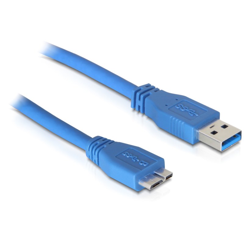 DeLOCK 83502 câble USB USB 3.2 Gen 1 (3.1 Gen 1) 5 m USB A Micro-USB B Bleu