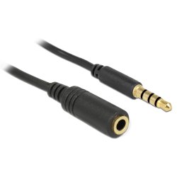 DeLOCK 84716 câble audio 0,5 m 3,5mm Noir