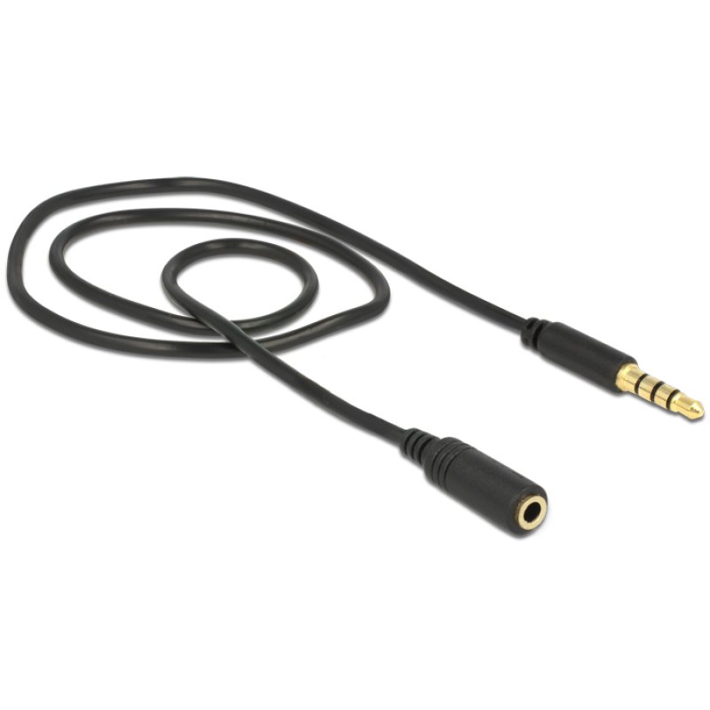 DeLOCK 84716 audio cable 0.5 m 3.5mm Black