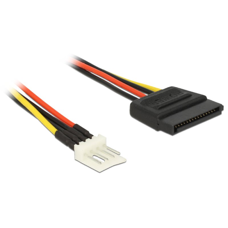 DeLOCK 0.4m SATA 15p / 4p
