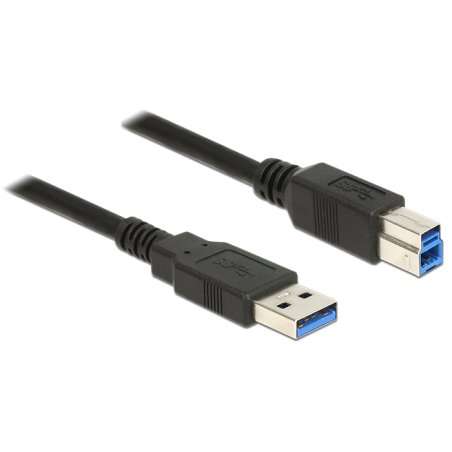 DeLOCK 85066 USB cable USB 3.2 Gen 1 (3.1 Gen 1) 1 m USB A USB B Black