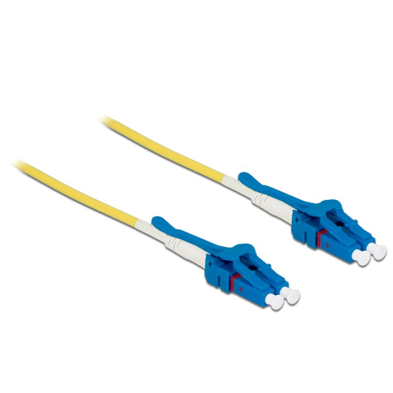 DeLOCK 85084 InfiniBand/fibre optic cable 2 m LC Yellow