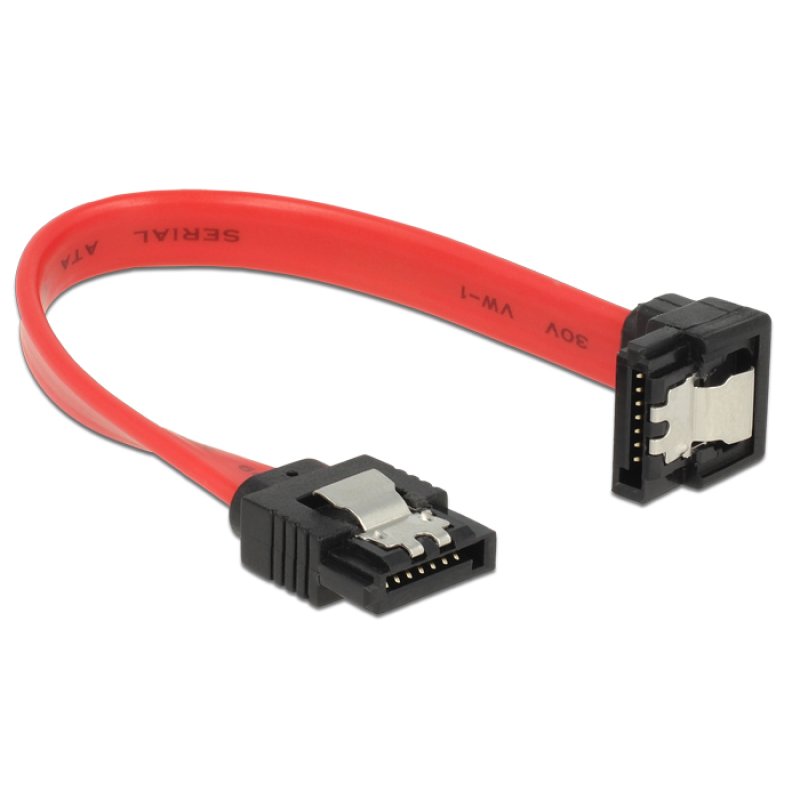 DeLOCK 83976 SATA cable 0.1 m SATA 7-pin Black, Red