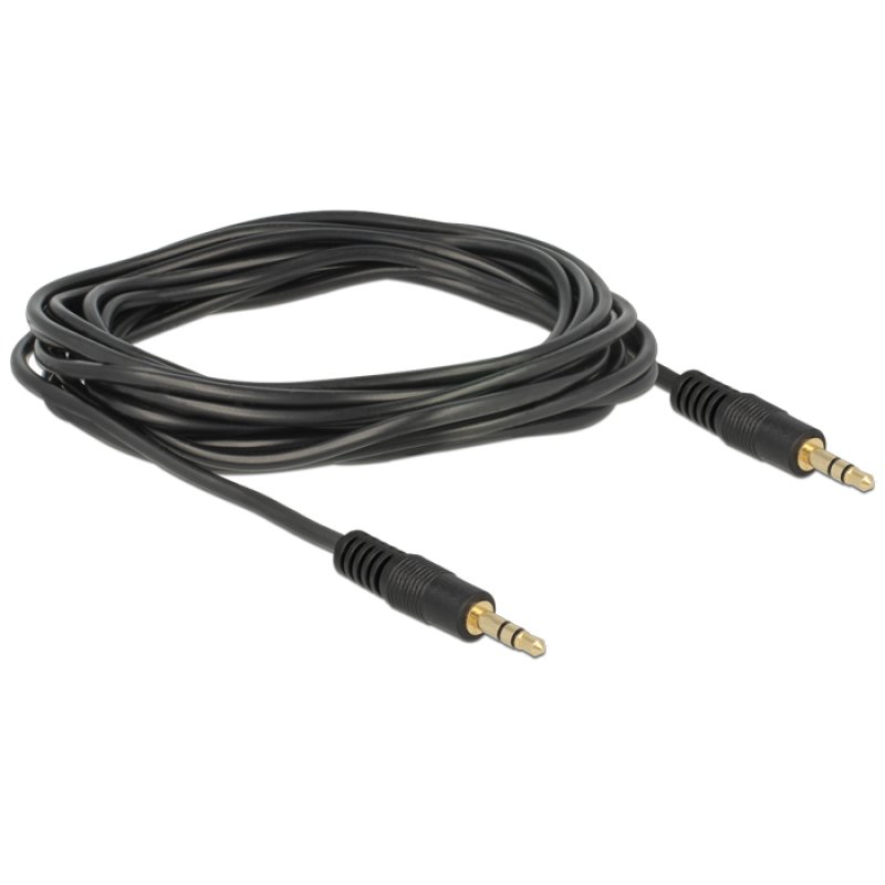 DeLOCK 3m 3.5mm M/M câble audio 3,5mm Noir