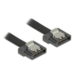 DeLOCK 0.7m SATA III SATA cable SATA 7-pin Black