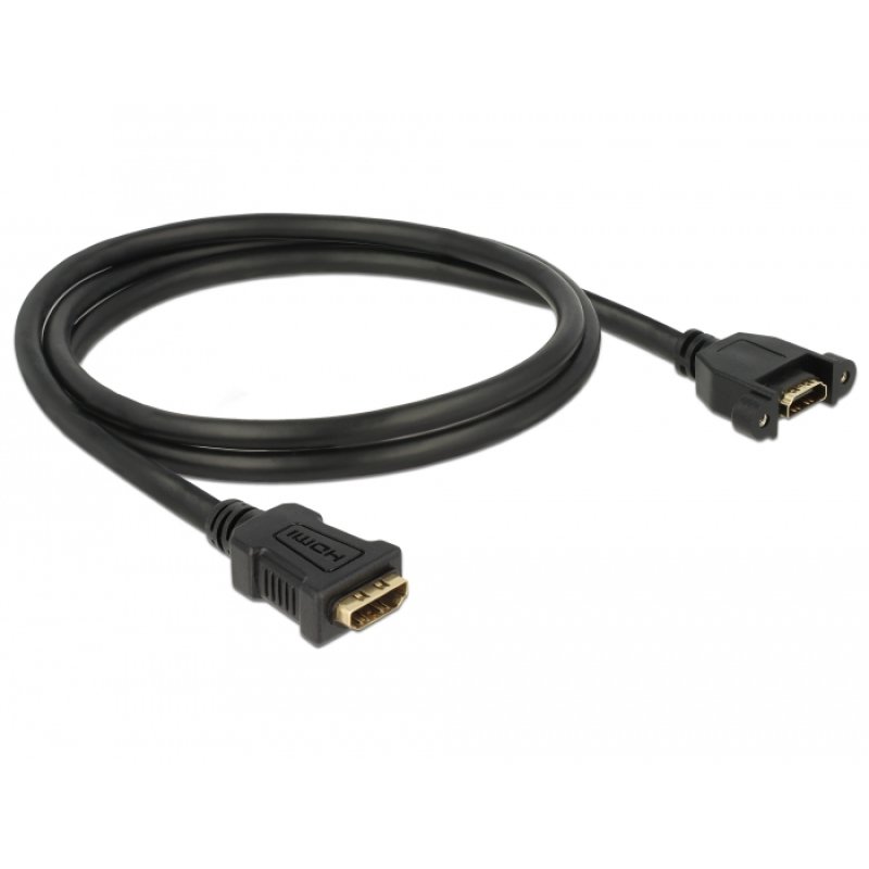 DeLOCK 85466 câble HDMI 1 m HDMI Type A (Standard) Noir