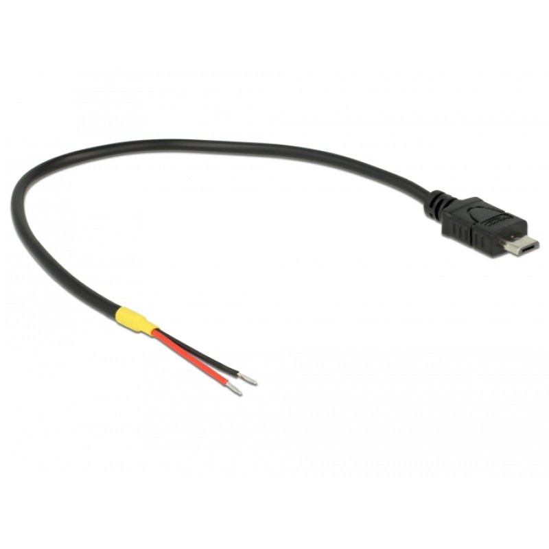 DeLOCK 85541 câble USB USB 2.0 0,2 m Micro-USB B Noir