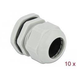 DeLOCK Cable Gland PG29 10 pieces grey