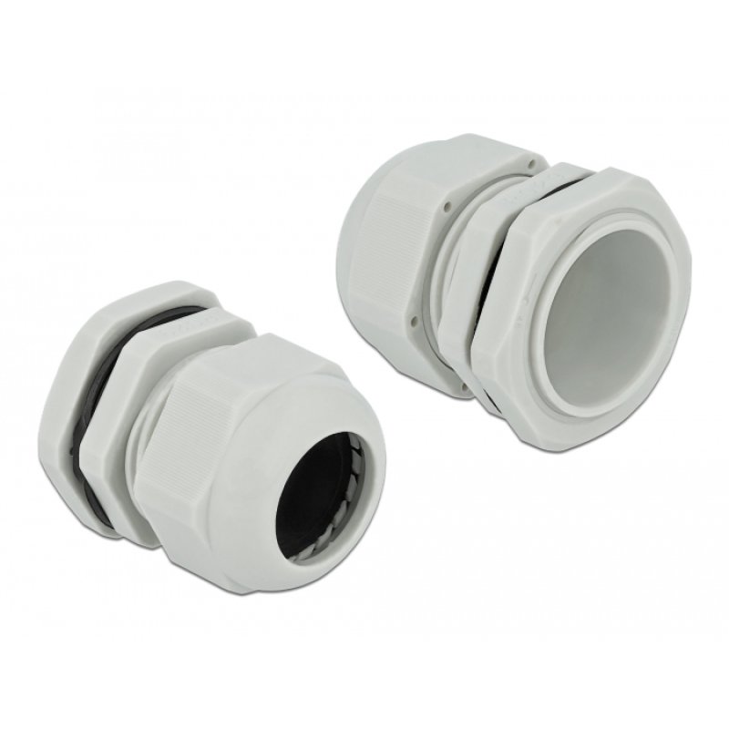 Delock Kabelverschraubung PG29 10 Stück grau