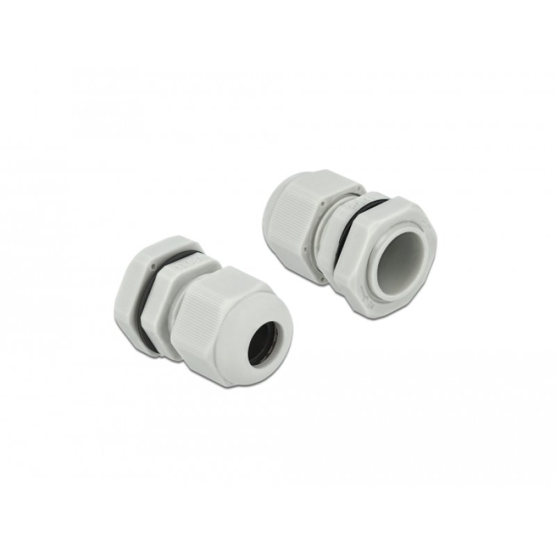 DeLOCK Cable Gland PG11 10 pieces grey