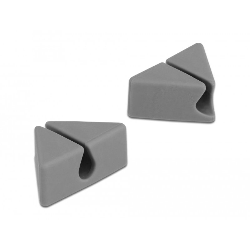 DeLOCK Cable Holder triangle Set 2 pieces