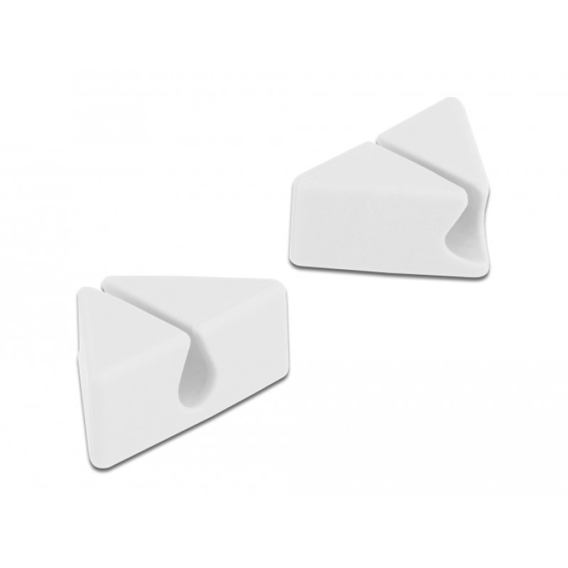 DeLOCK Cable Holder triangle Set 2 pieces