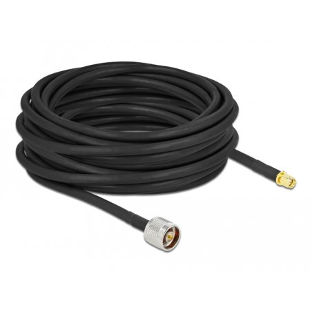 DeLOCK Antennekabel N Stecker zu SMA Stecker LMR/CFD300 10 m low loss