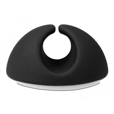 DeLOCK Soutien de câble, jeu de 6 unités noir