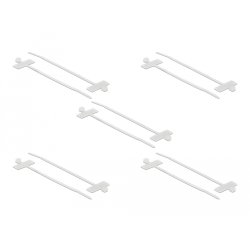 DeLOCK 18954 cable tie Parallel entry cable tie Polyamide White 10 pc(s)