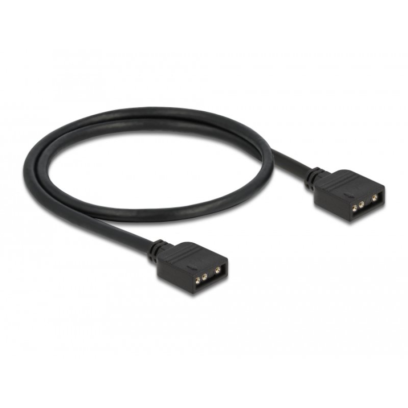 DeLOCK RGB Connection Cable 3 pin for 5 V RGB / ARGB LED illumination 30 cm
