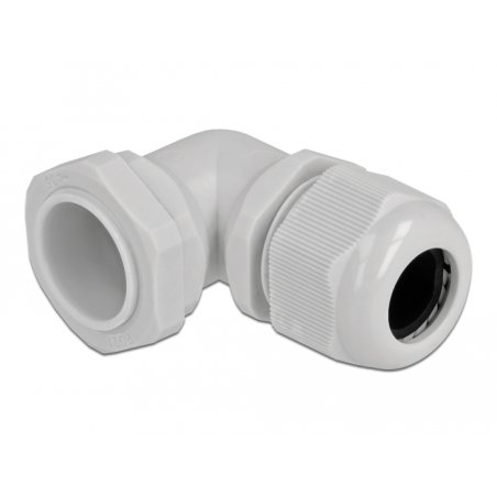 DeLOCK Cable Gland 90° angled PG21 grey