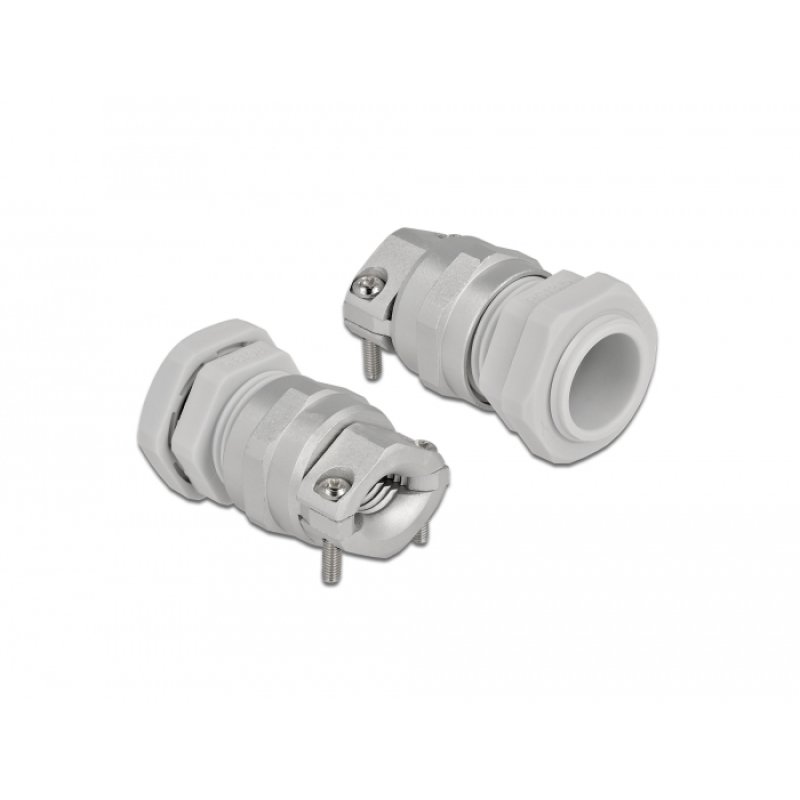 DeLOCK Presse-étoupe PG13,5 avec décharge de traction et protection de torsion, gris