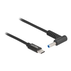 DeLOCK Câble de chargement de laptop USB Type-C mâle à HP 4,5 x 3,0 mm mâle