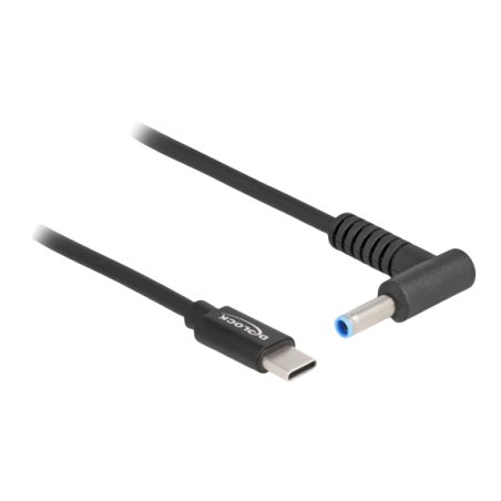 Delock Notebook Ladekabel USB Type-C™ Stecker zu HP 4,5 x 3,0 mm Stecker