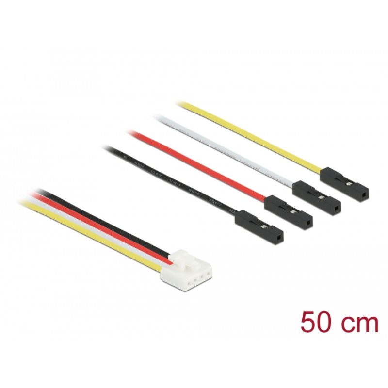 DeLOCK Conversion IOT Grove Cable 4 x pin male to 4 x Jumper female 50 cm