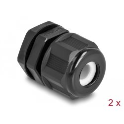 DeLOCK Presse-étoupe EX M16, noir, 2 unités