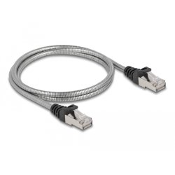 DeLOCK Câble RJ45 Cat.6A U/FTP avec enveloppe métallique, 1 m
