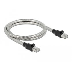 DeLOCK Câble RJ45 Cat.6A U/FTP avec enveloppe métallique, 3 m