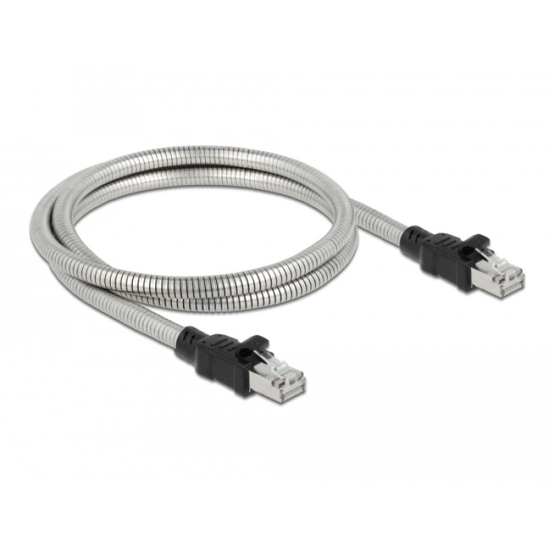 DeLOCK Câble RJ45 Cat.6A U/FTP avec enveloppe métallique, 3 m