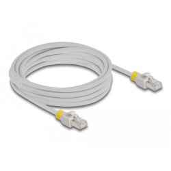 DeLOCK Câble de réseau RJ45 Cat.6A S/FTP avec clips de couleur, 5 m
