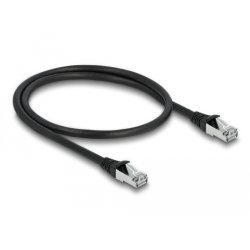 DeLOCK RJ45 Network Cable Cat.6A S/FTP PUR Outdoor 0.5 m black
